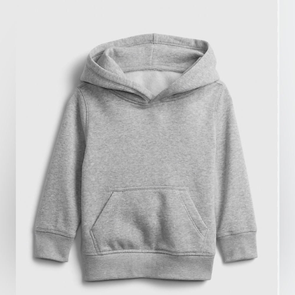 GAP Kids Toddler Pullover Hoodie sweatshirt, Heather Grey, size 18-24mos